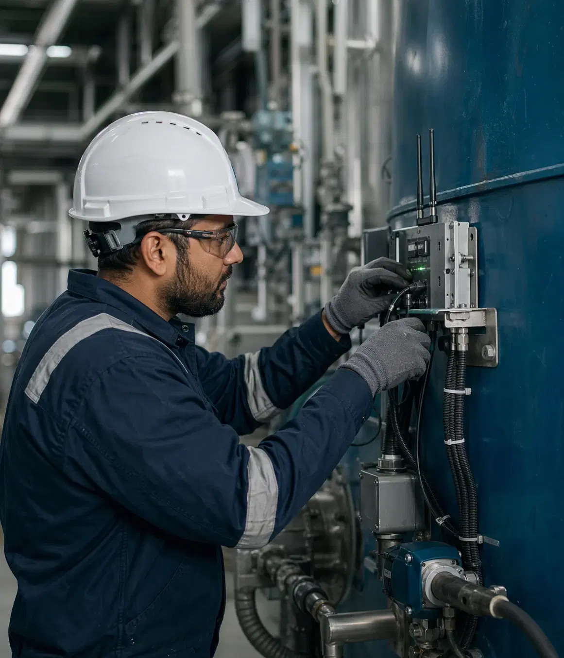 Integración IoT industrial para monitoreo de activos
